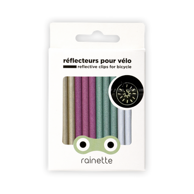 RAINETTE Accessoire de vélo Réflecteurs multicolore Multicolore