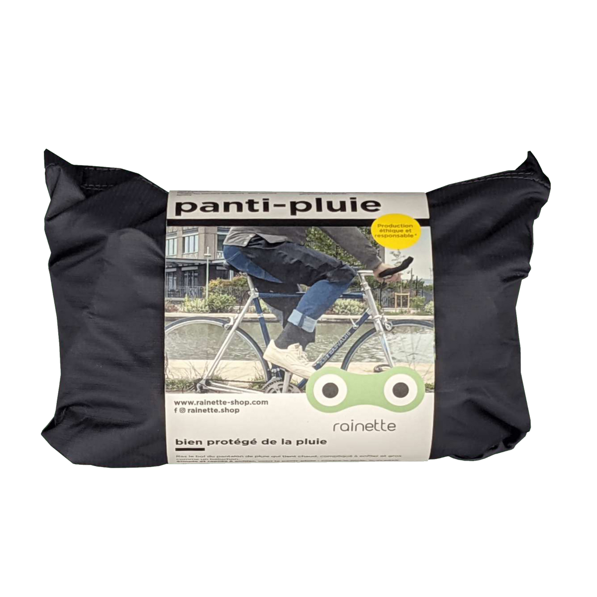 RAINETTE Accessoire de vélo Panti-pluie Noir