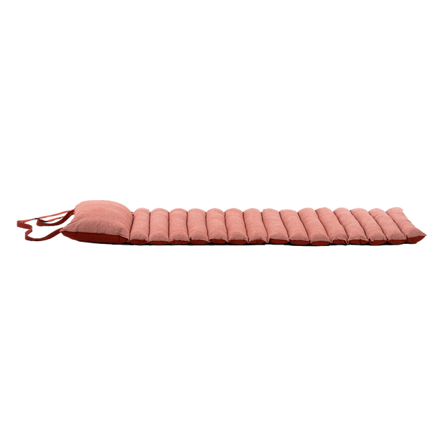 Coussin de sol LIVIA coloris rouge