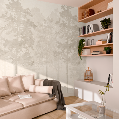 4MURS Papier peint panoramique L Belleme Sable beige Satiné