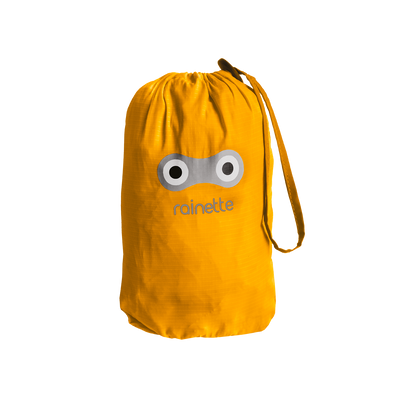 RAINETTE Accessoire de vélo Imperméable enfant pour siège vélo Moutarde