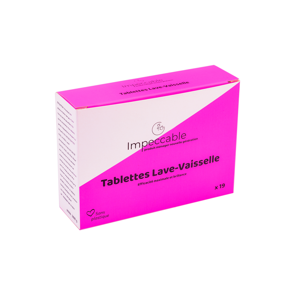 IMPECCABLE Tablettes lave-vaisselle Brillance Rose et blanc 1Kg