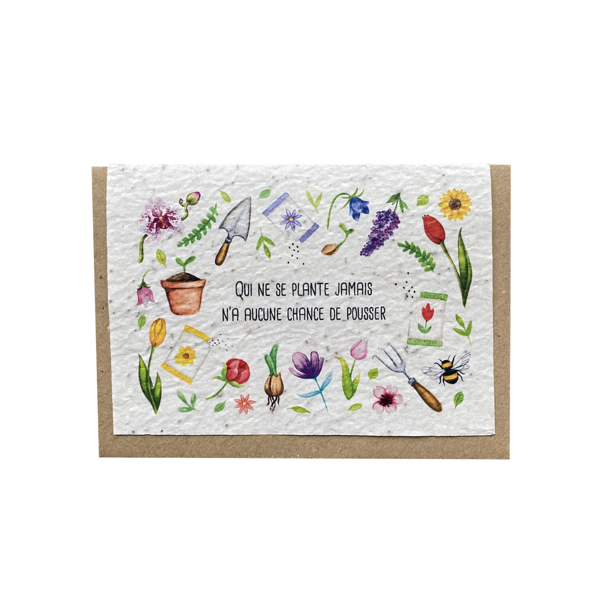 LES CARTES DE LULU Carte Thé à la menthe Multicolore