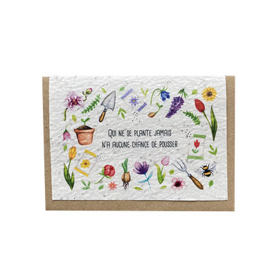 LES CARTES DE LULU Carte Thé à la menthe Multicolore