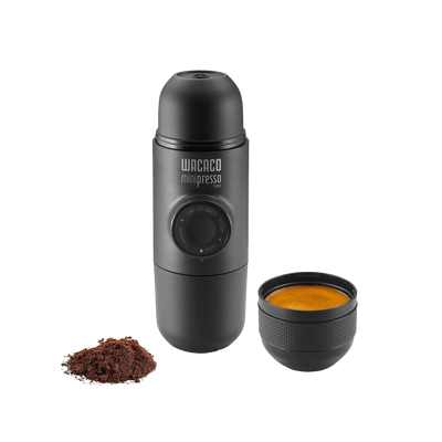 WACACO Machine à café Minipresso cafe moulu Noir