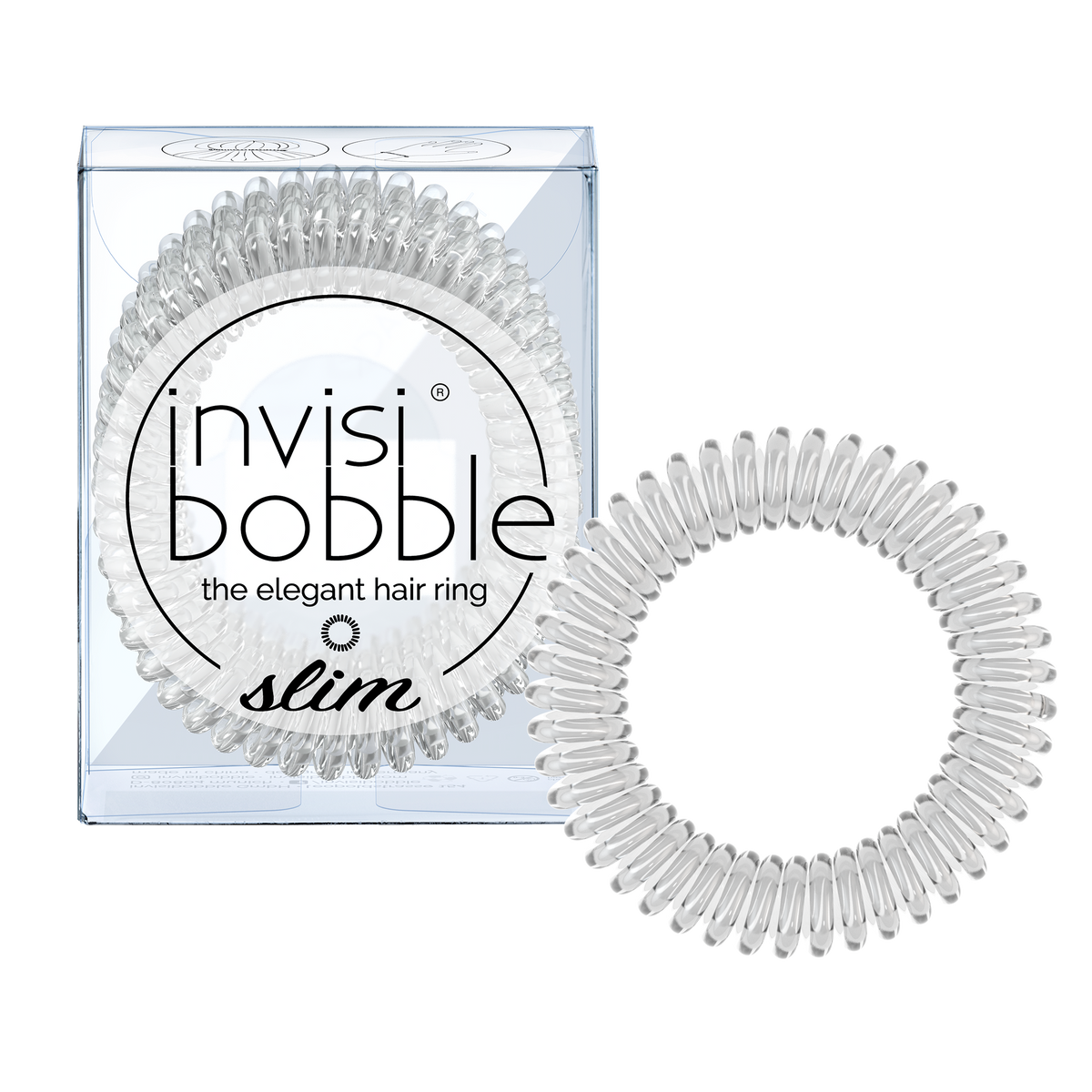 INVISIBOBBLE Élastiques Slim crystal clear Transparent