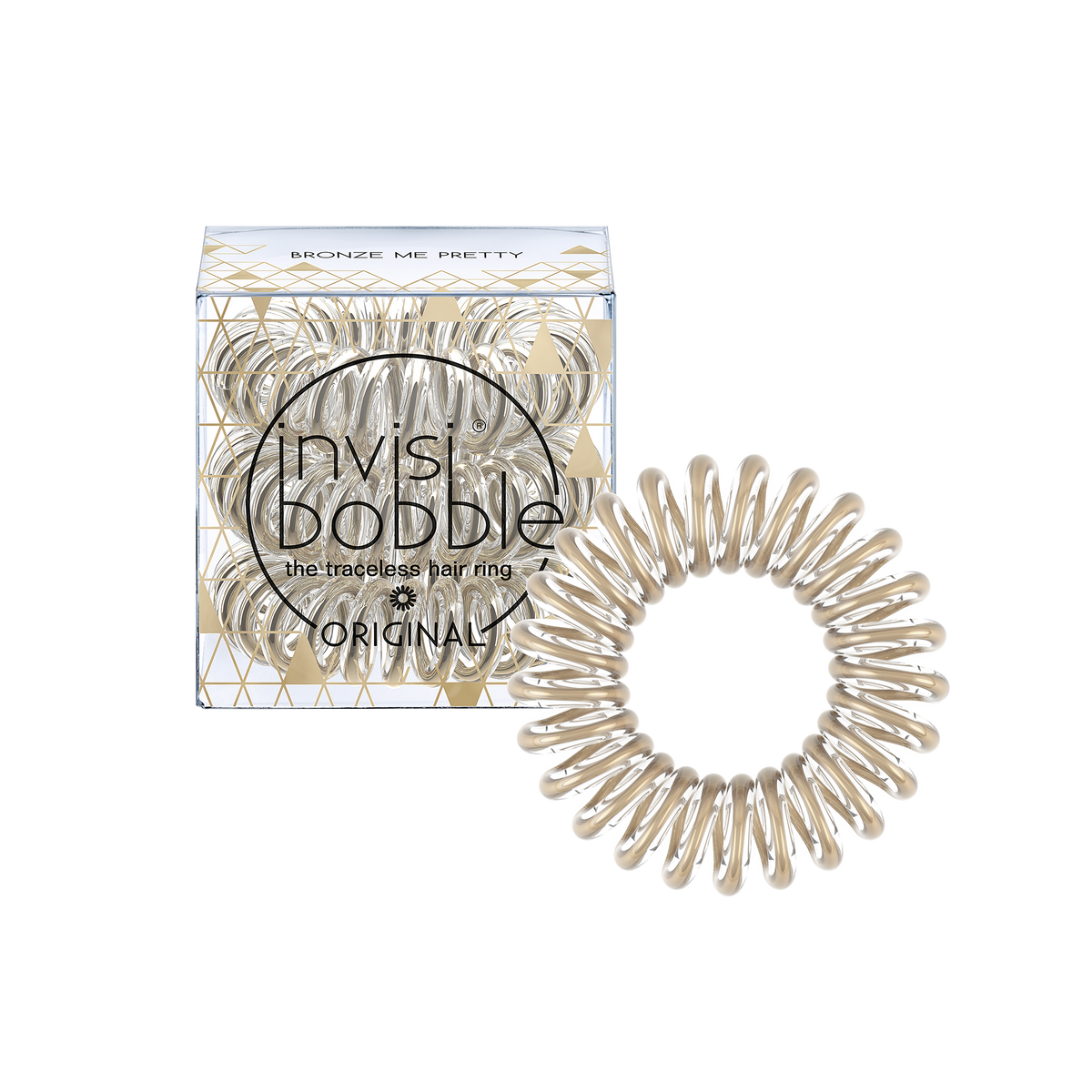 INVISIBOBBLE Élastique Original time to shine bronze pretty Transparent