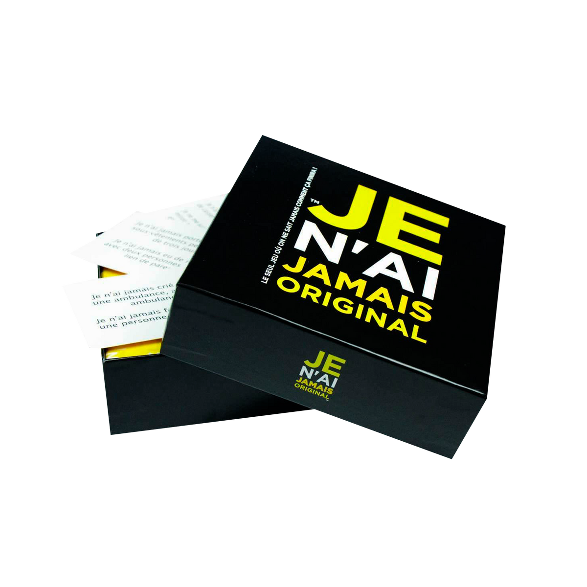 HYGGE GAME Jeu de discussion Je n'ai jamais Noir