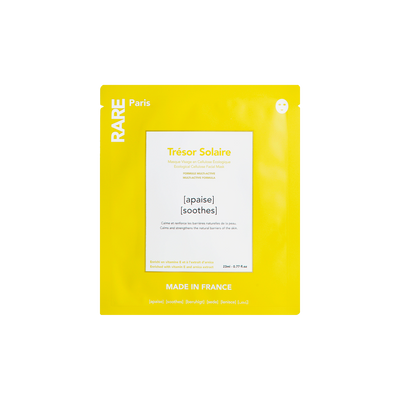 RARE Masque tissu Trésor solaire 23ML