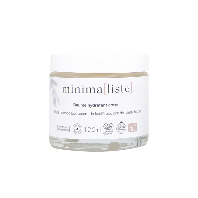 Minima(liste) Soin corps BAUME HYDRATANT CORPS huile de coco, karité, carnauba
