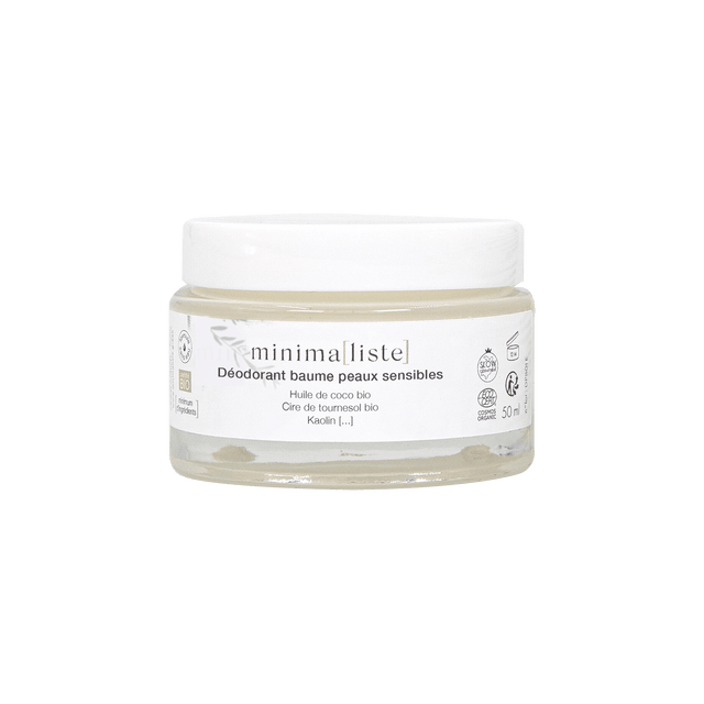 Minima(liste) Déodorant BAUME PEAUX SENSIBLES