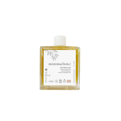 MINIMA(LISTE) Huile corps et visage Huile sèche corps - 100 ml Blanc 100ML