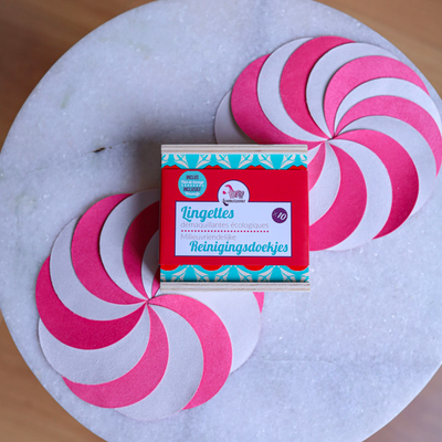 LAMAZUNA Lingettes démaquillantes Lavables x10 Vert 87G