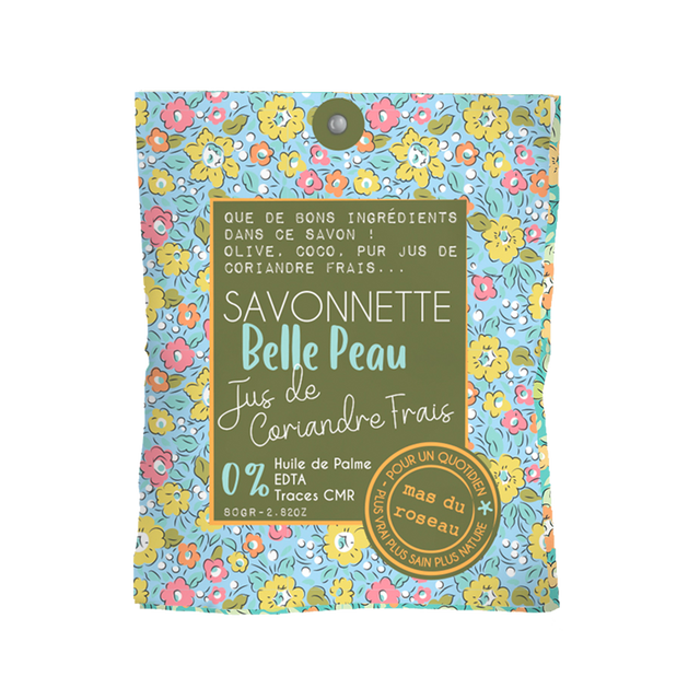 Mas du Roseau Savon BELLE PEAU PUR JUS DE CORIANDRE Jus de coriandre