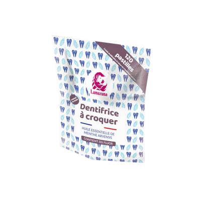LAMAZUNA Dentifrice À croquer Bleu Menthe 33G