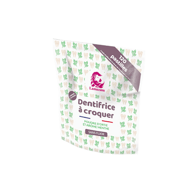 LAMAZUNA Dentifrice À croquer Vert Menthe 33G