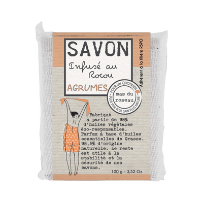 MAS DU ROSEAU Savon Agrumes Blanc Agrumes 100G