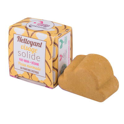 LAMAZUNA Soin visage solide Nettoyant peau normale Jaune Exotique 25G