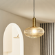 Suspension Maloto Or et transparent