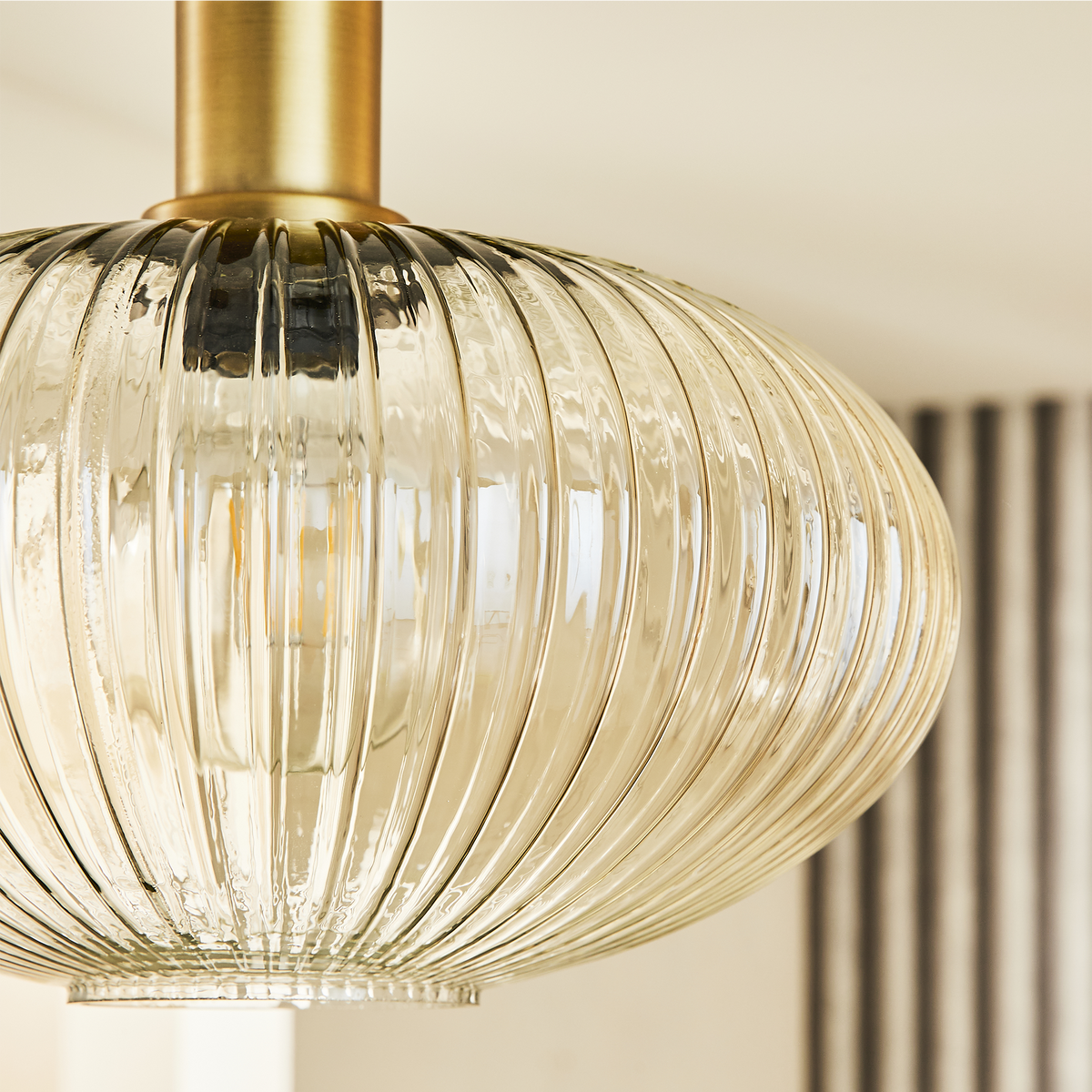 Suspension Maloto Or et transparent