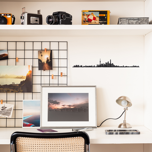 The Line Déco murale métal THELINE SHANGHAI coloris noir