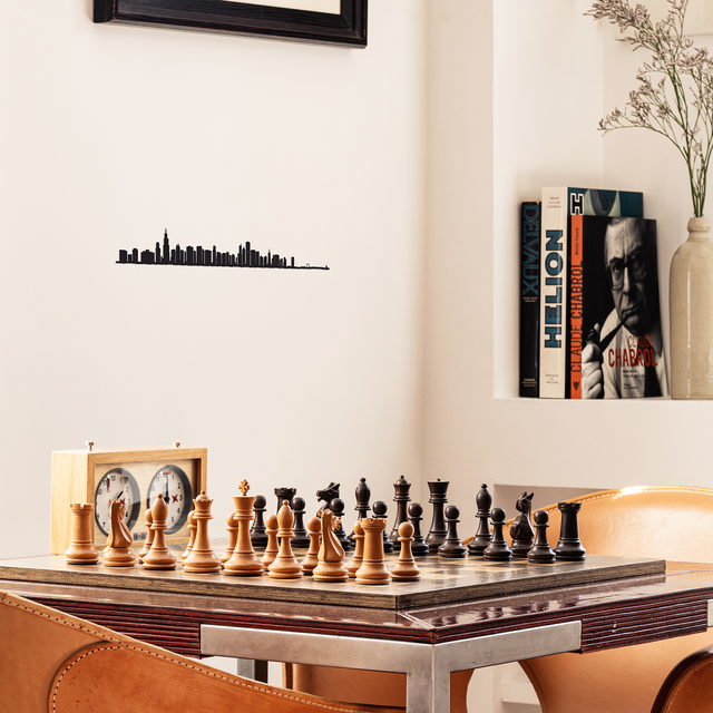 The Line Déco murale métal THELINE CHICAGO coloris noir