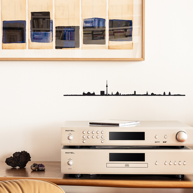 The Line Déco murale métal THELINE BERLIN coloris noir