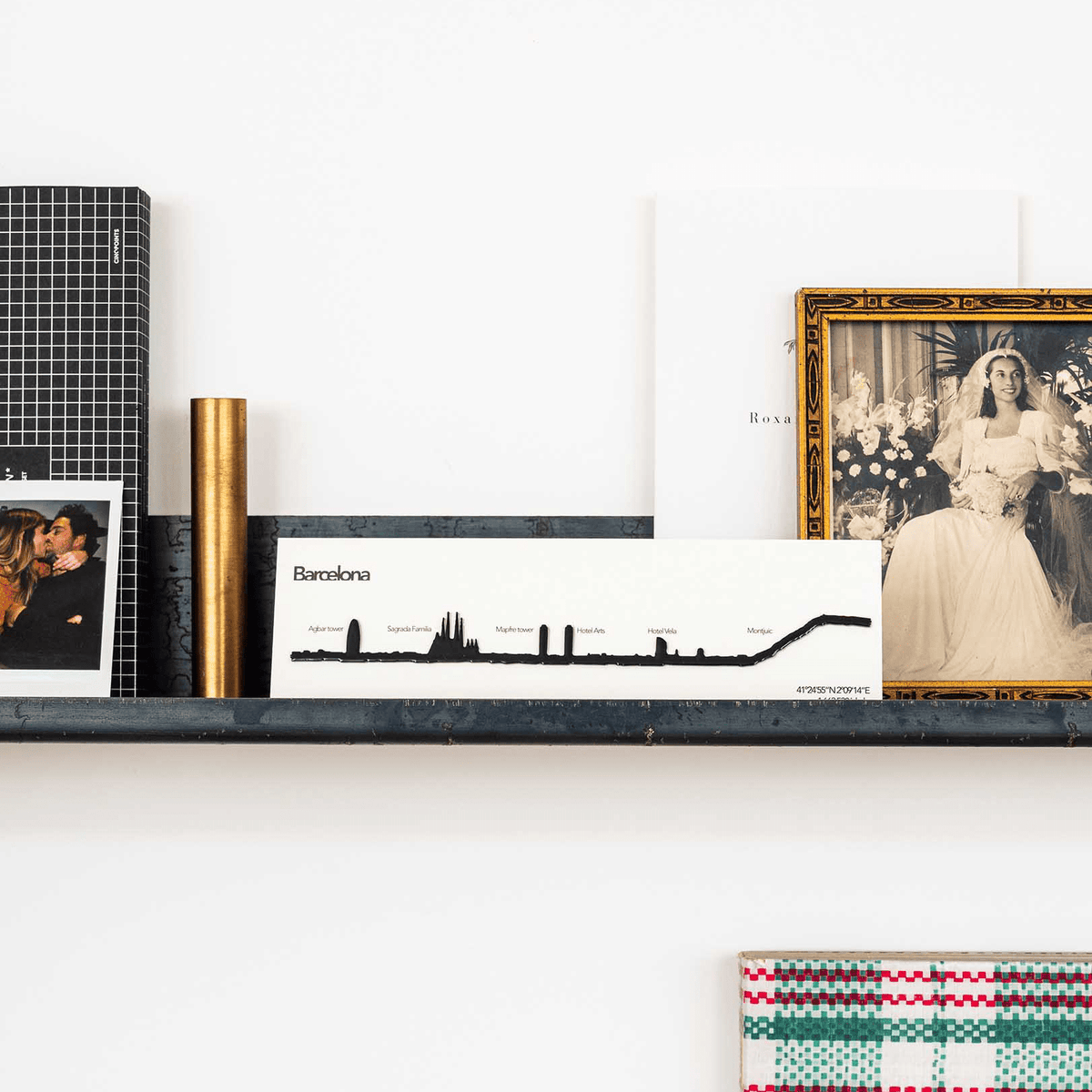 THELINE Déco murale métal Theline barcelona mini Noir