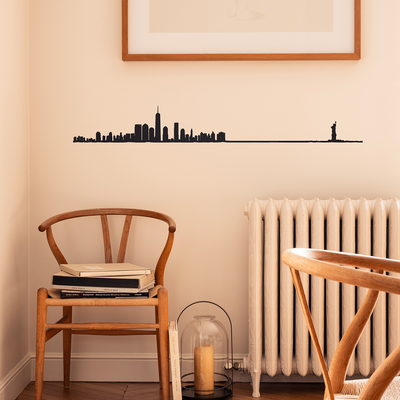 THELINE Déco murale métal Theline new york xl Noir