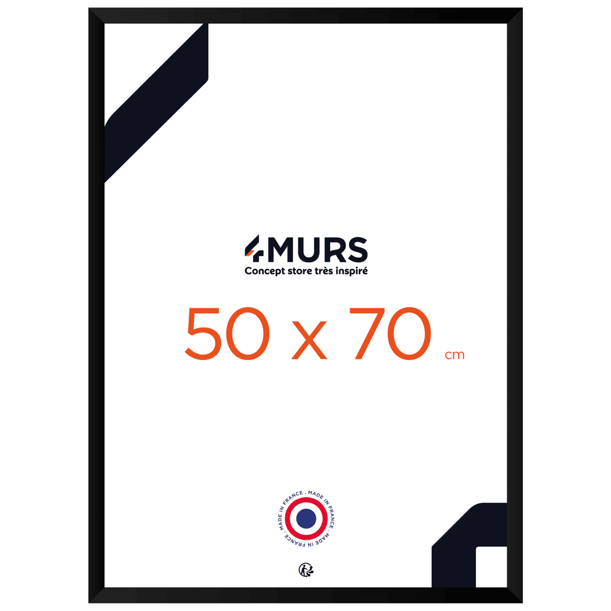 4MURS Cadre photo Noir Noir