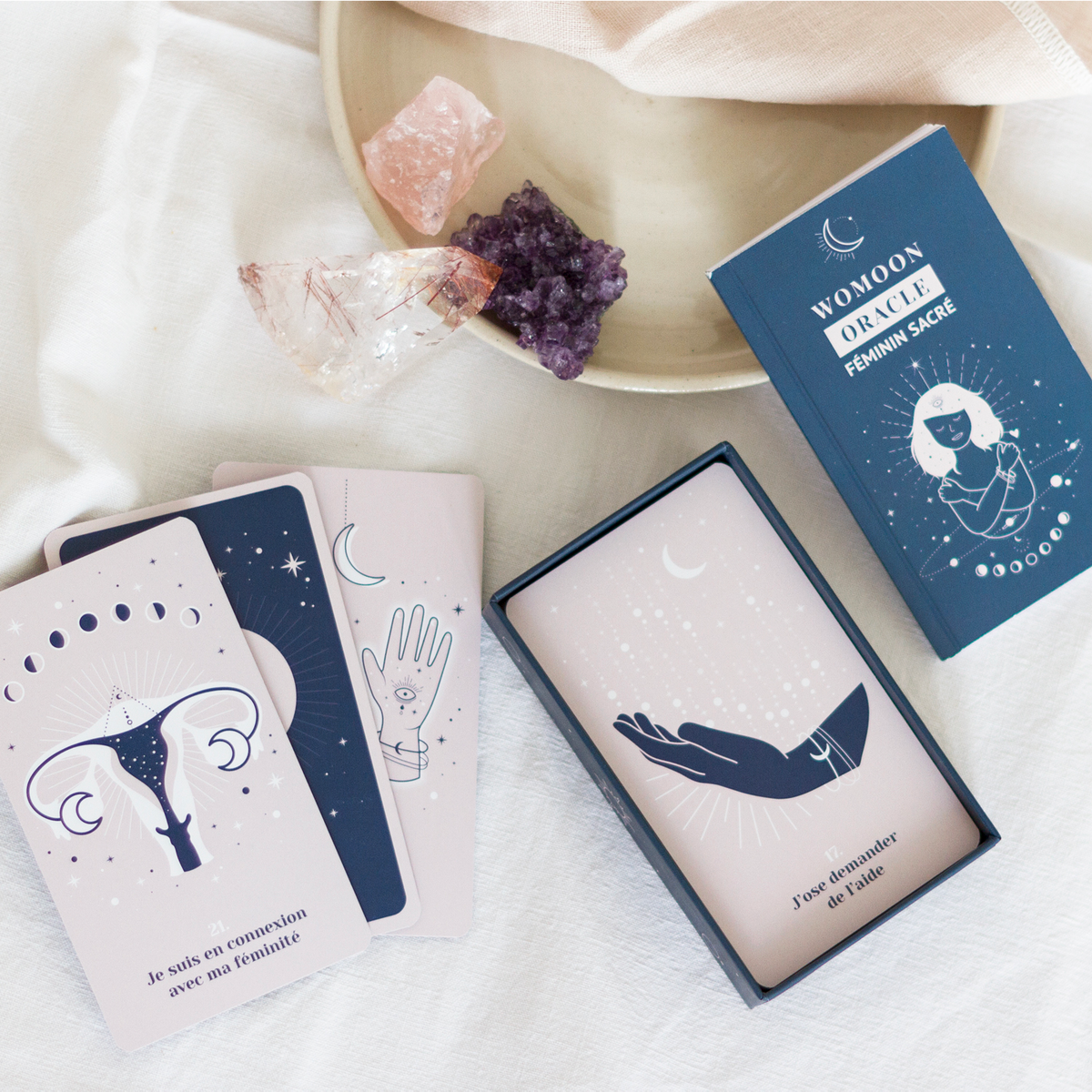 WOMOON Kit lithotérapie Féminin sacré 
