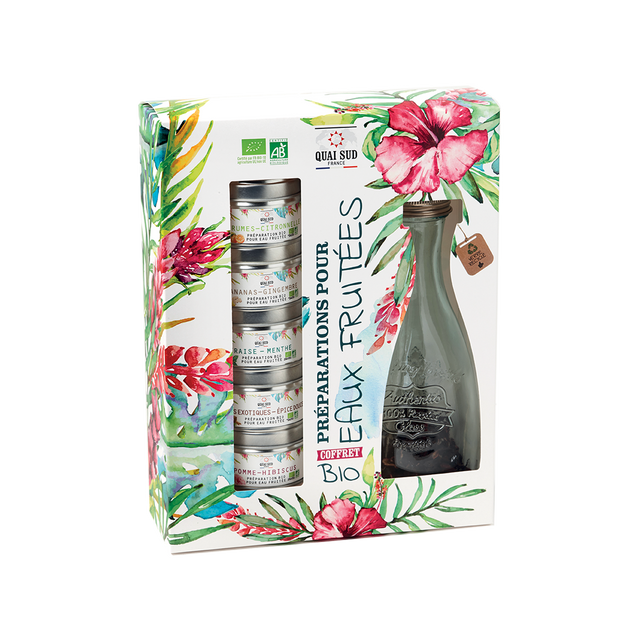 QUAI SUD Coffret PRÉPARATION BIO POUR EAUX FRUITÉES