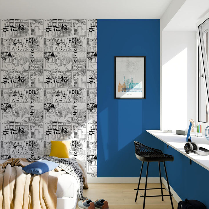 4MURS Papier peint intissé Atsuko Blanc