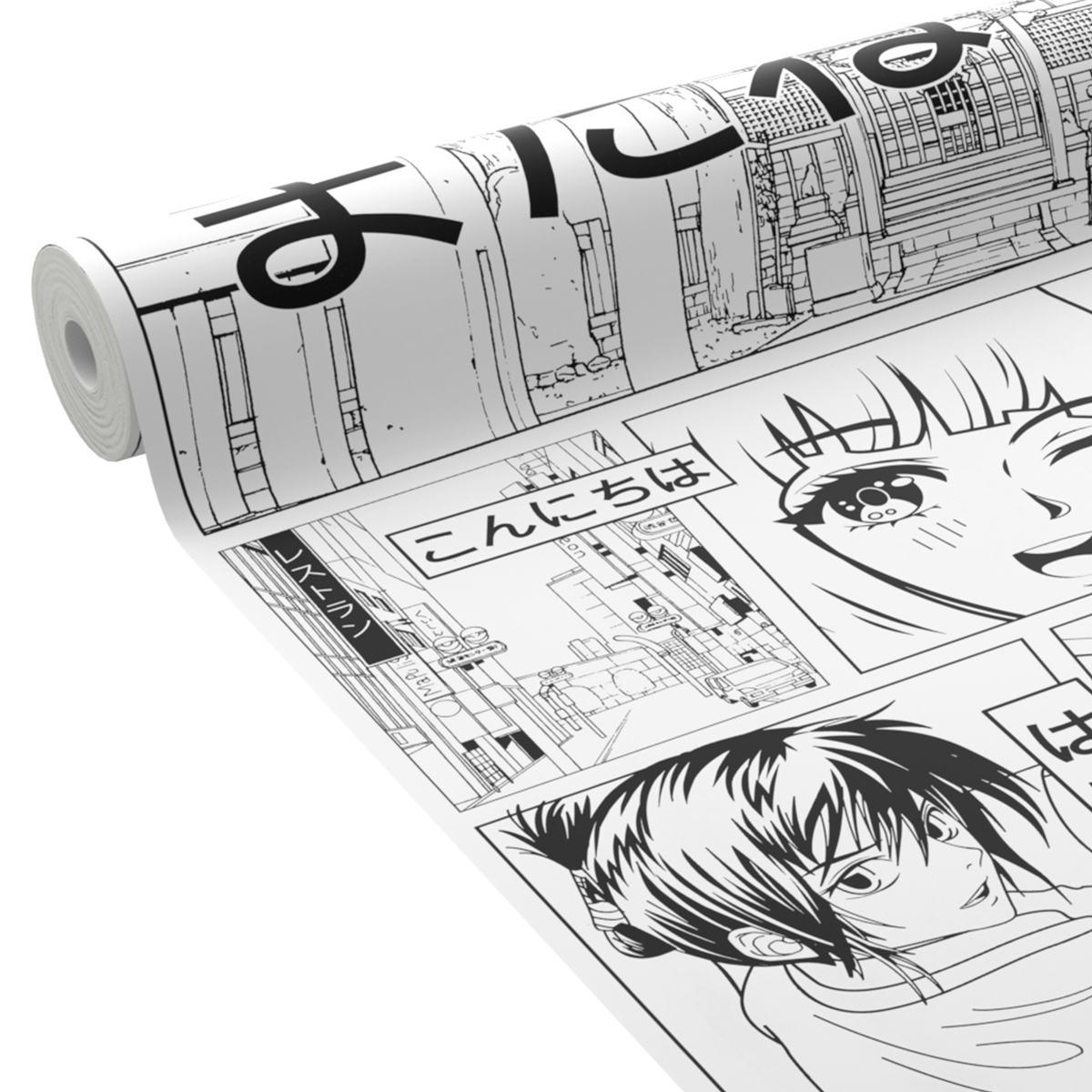 4MURS Papier peint intissé Atsuko Blanc