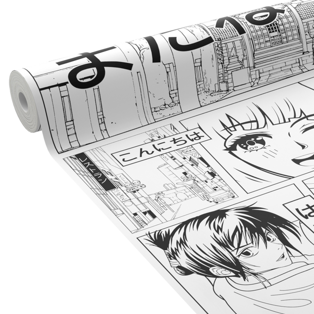 4MURS Papier peint intissé ATSUKO coloris blanc