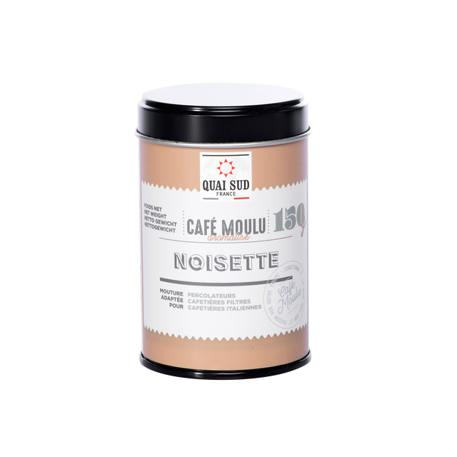 QUAI SUD Café MOULU AROMATISÉ NOISETTE
