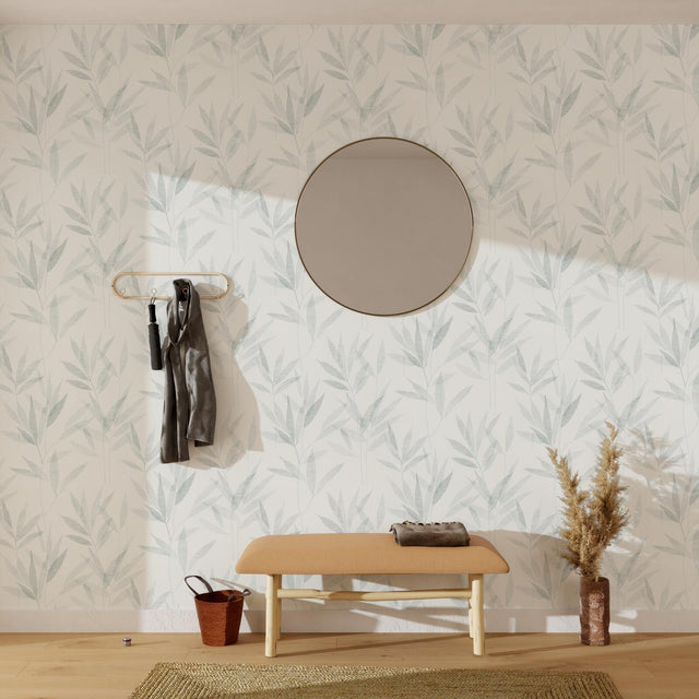 4MURS Papier peint intissé MAÏALA coloris vert anglais