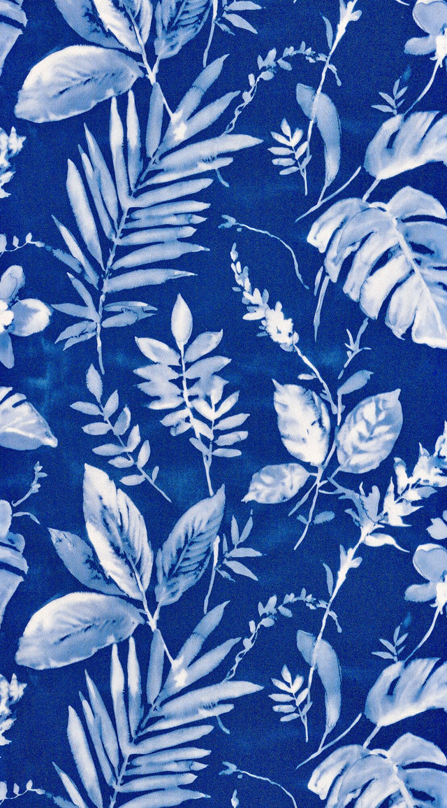 Papier peint intissé CARIENA coloris bleu outremer