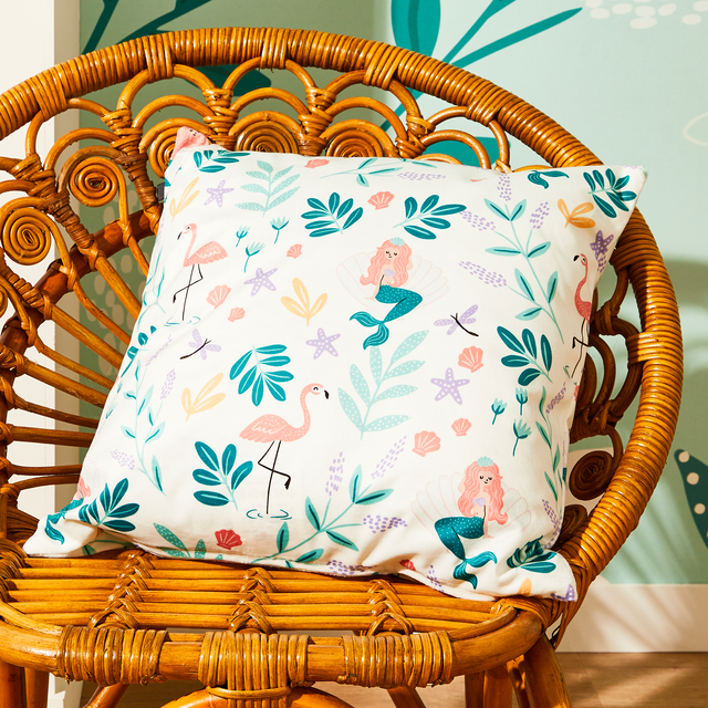 4MURS Coussin MERMAID coloris multicolore 40 x 40 cm