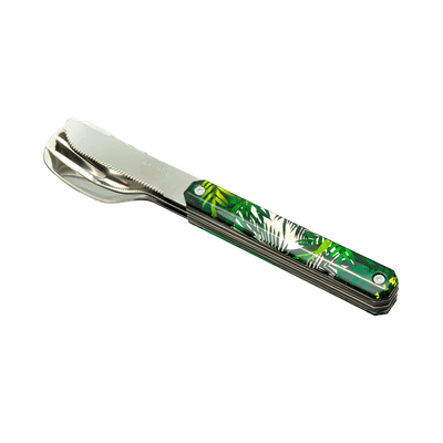 AKINOD Coffret couverts 12h34 jungle Vert