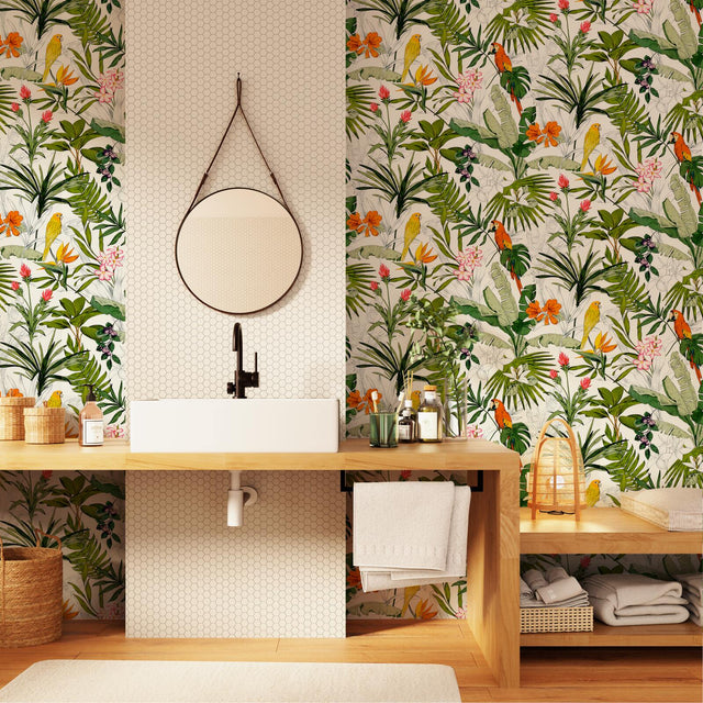 Papier peint intissé PARADISE coloris multicolore