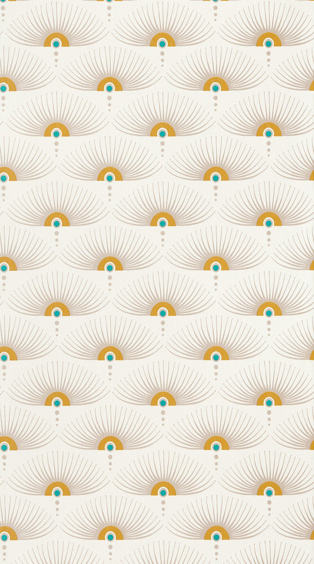 Papier peint intissé FELICIE coloris blanc