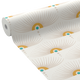 Papier peint intissé Felicie Blanc