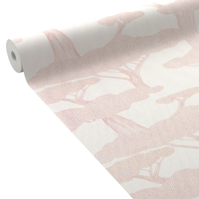 Papier peint intissé NEBIAS coloris cuivre