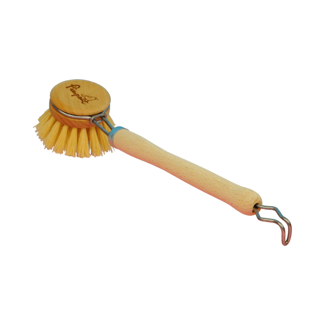 Pimpant Brosse vaisselle AU BOULOT coloris bois