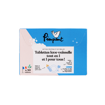 PIMPANT Tablettes lave-vaisselle Tout en 1 Bleu 360G