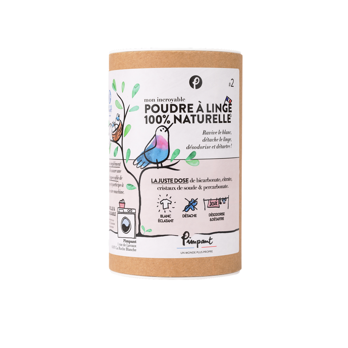 PIMPANT Poudre à linge Mon incroyable Brun 500G