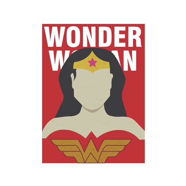 Blue Shaker Affiche WONDER WOMAN 30 x 40 cm