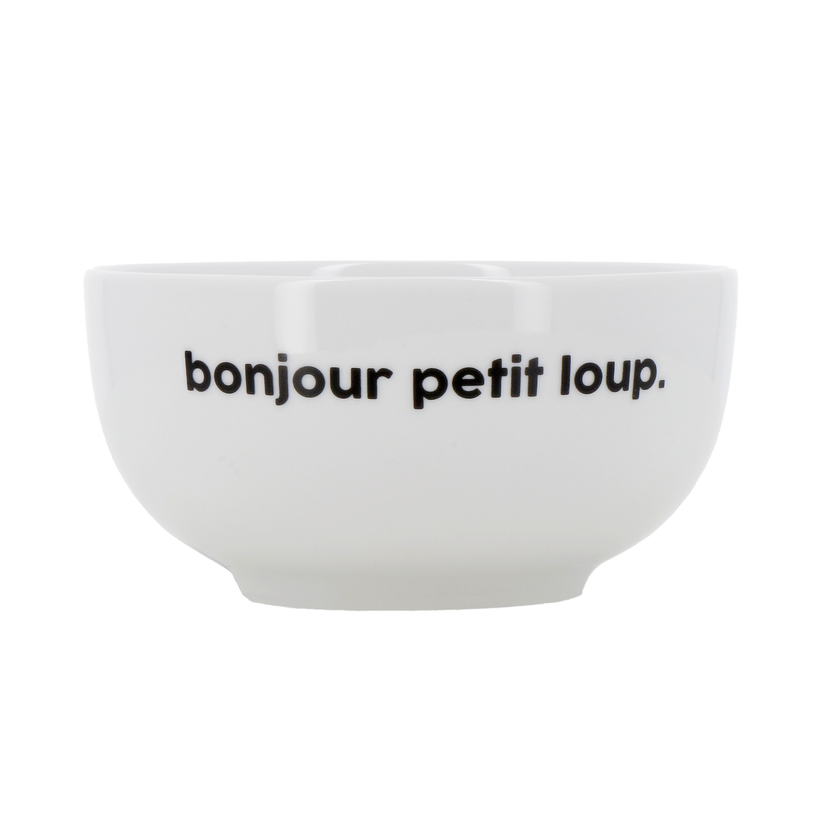 FÉLICIE AUSSI Bol Bonjour petit loup Blanc 600ML