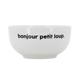 FÉLICIE AUSSI Bol Bonjour petit loup Blanc 600ML